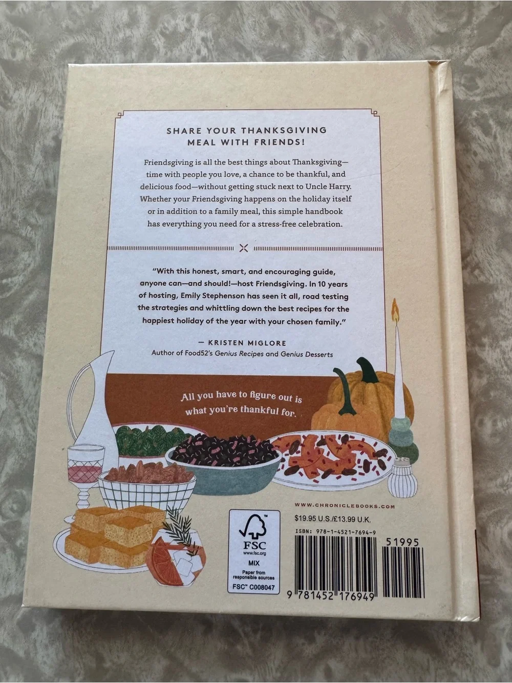 Chronicle Books The Friendsgiving Handbook - Cream & Copper